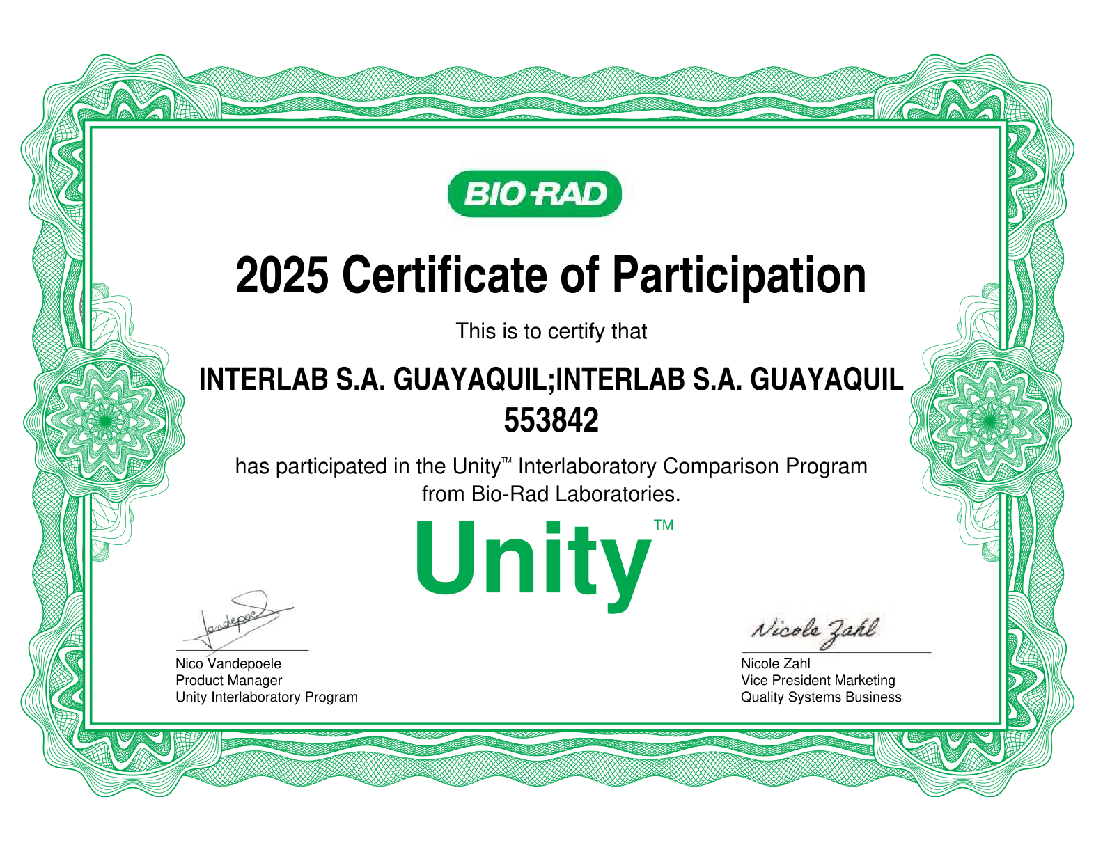 Certificado de participaci&oacute;n 553842